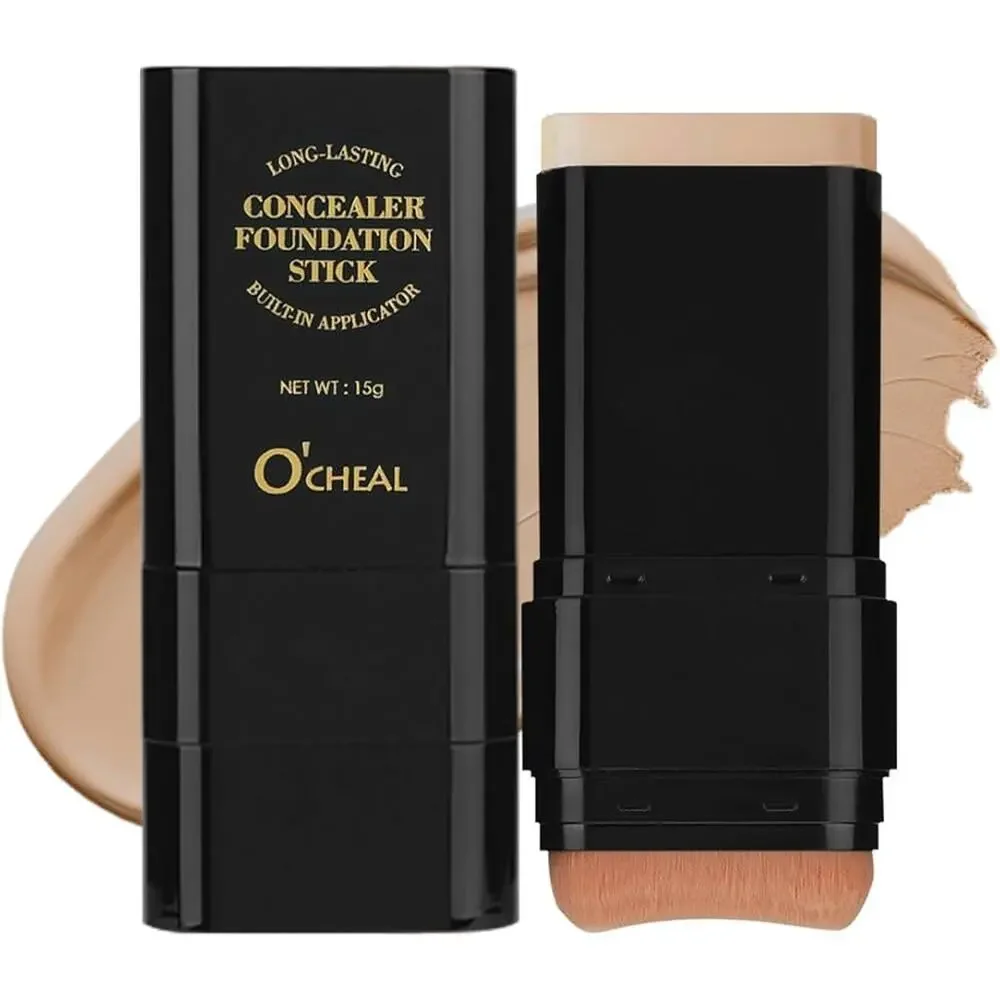 Lot 2 O’Cheal Long Lasting Concealer Foundation Stick 15g Built In Applicator